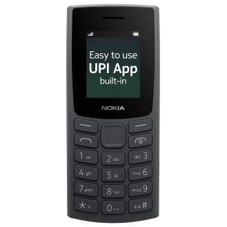 Nokia 105 Single SIM, Keypad Mobile Phone with Wireless FM Radio  (Charcoal)