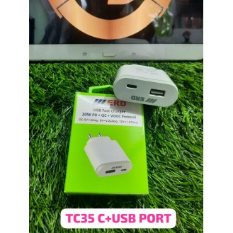 ERD TC-35 VOOC & PD Charger 20 Watt