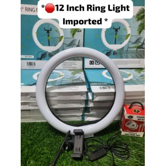 Ring Light - 12" Selfie LED Ring Light with Tripod Stand and Phone Holder, Luoful Dimmable LED Camera Ring Light 3 Color Modes for Makeup/Photography/YouTube/TikTok/Live Stream (Ring Light with 7 Feet Tripod Stand)