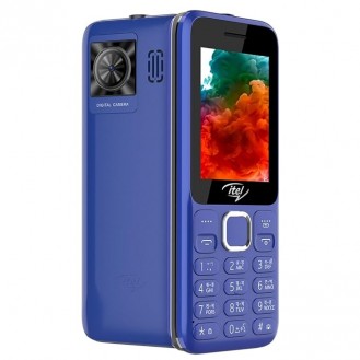 Itel Power 450 - Enhanced with Type C Charger, 2500 mAh Battery, Auto Call Recording, Wireless FM Radio, and 32GB Expandable Memory- Deep Blue