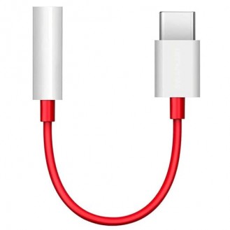 OnePlus Type-C to 3.5mm Auxiliary Adapter (Red)