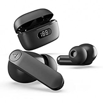 boAt Airdopes 121 Pro TWS Earbuds with Environmental Noise Cancellation Technology (IPX4 Water Resistance, ASAP Charge, Black)