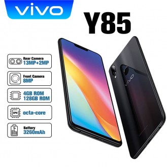 (Refurbished) Vivo Y85 (Black, 6 GB RAM, 128 GB Storage) - Superb Condition, Like New