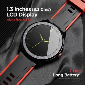 Watch Flash Round Dial Smart Watch with a 33mm Full Touch LCD Display, 10 Active Sports Mode, IP68 sweat and Water Resistant  