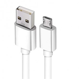 vivo Micro USB Cable 2 A 1 m V8  (Compatible with Smart phone, Tablet, I pod, All Micro USB Cable, White)